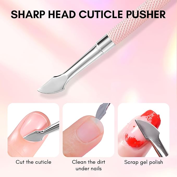 Makartt cuticle pusher, pink cuticle