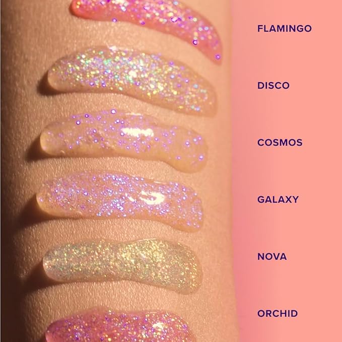 UNICORN SNOT Glitter Lip Gloss - Sparkly Lip Shine - Stocking Stuffers for Women, Gifts for Teen Girls - Vegan & Cruelty-Free Non-Sticky Formula Gloss Glitter Makeup - Holographic Purple (Orchid)