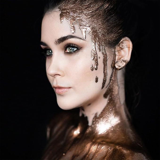 Mehron Makeup Metallic Powder (.) with Mixing Liqu 17 oz