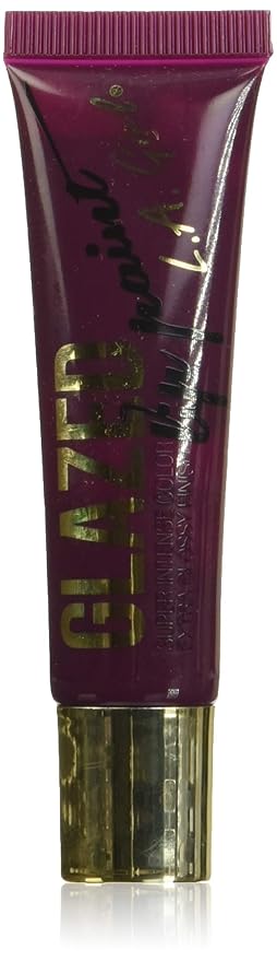 L.A. Girl Glazed Lip Paint, Tempt, 0.4 Ounce Girl