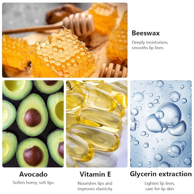 evpct 3Pcs Magic Color Changing Lipstick Long Lasting Waterproof 24 Hours Original for Women, Peach Strawberry Grape Pink PH Mood Permanent Color Changing Lipstick Lip Balm Gloss, labial magico