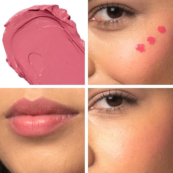 Palladio Liquid Blush for Cheeks & Lips 2-in-1 Cool Pink