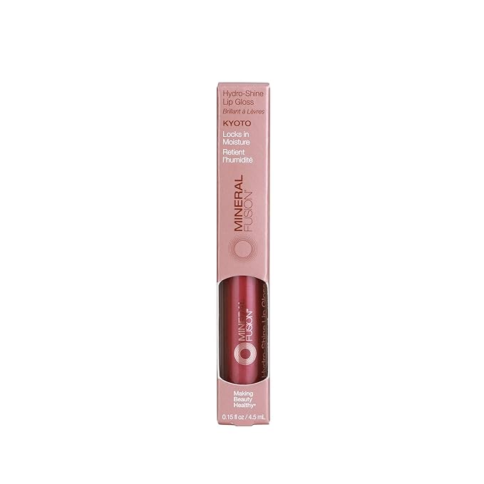 Mineral Fusion Hydro-Shine Lip Gloss, Kyoto, 0.15 Ounces