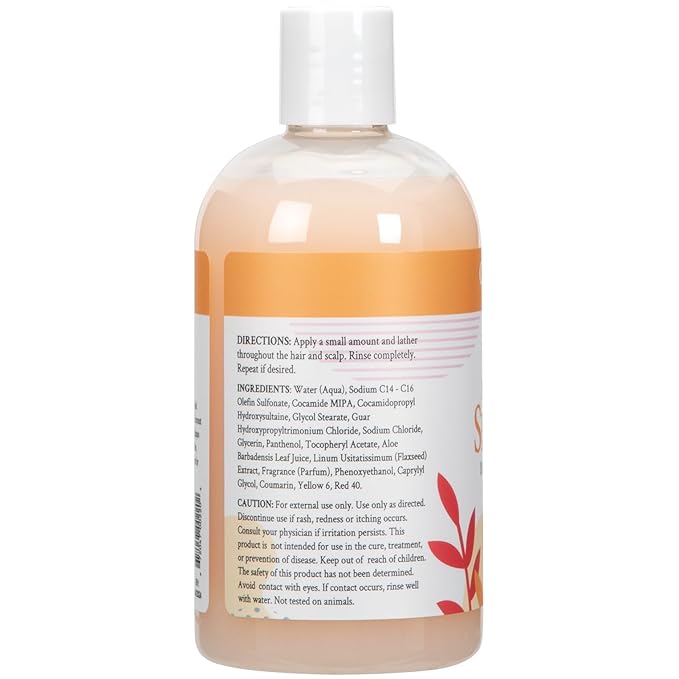 Ginger Lily Farms Botanicals Moisturizing Shampoo for All Hair Types, Coco Mango, 100% Vegan & Cruelty-Free, Coconut Mango Scent, 12 Fl Oz