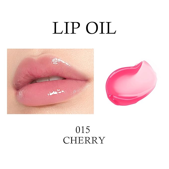 KYDA 2 Colors Hydrating Lip Glow Oil,Moisturizing Lip Hydrating