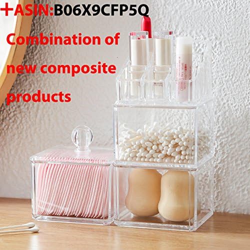 Sooyee Lipstick Organizer,Lipstick Holder,9 Spaces Acrylic Lipstick Case,Cosmetic Display Cases for Lipstick, Brushes, Bottles, and more,Clear