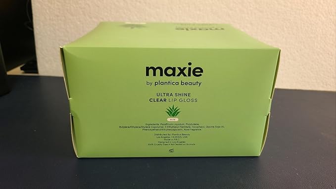 Maxie by Plantico Beauty Clear Lip Polish bulk (12 Pieces) CLEAR/ALOE (ALOE, 6 PCS)