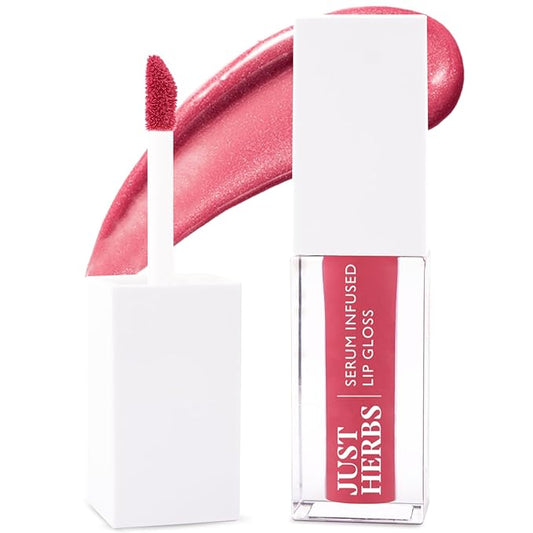 Serum Infused Lip Gloss for Women, Lightweight Non-Sticky High Glossy Moisturizing and Hydrating Lip Gloss 3 ml