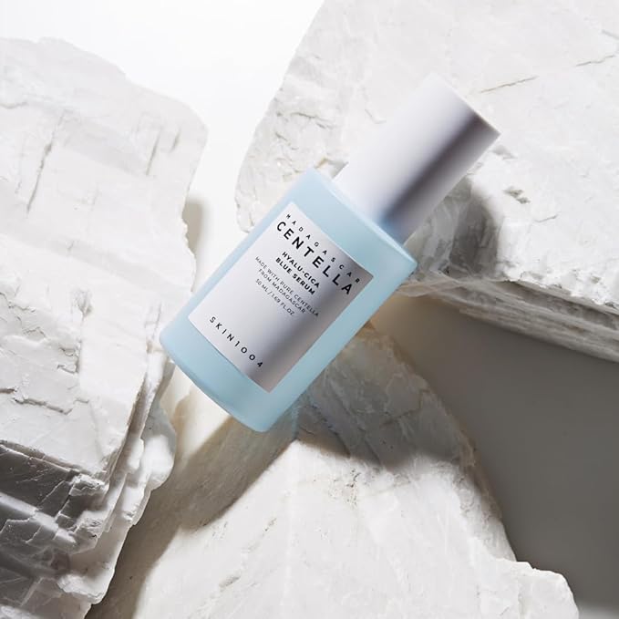 SKIN1004 Hyalu-CICA Blue Serum 1.69 fl.oz, 50ml, 5 Layer Hyaluronic Acid Cica Niacinamide, Hydrating and Refreshing Multi-Care Solutions