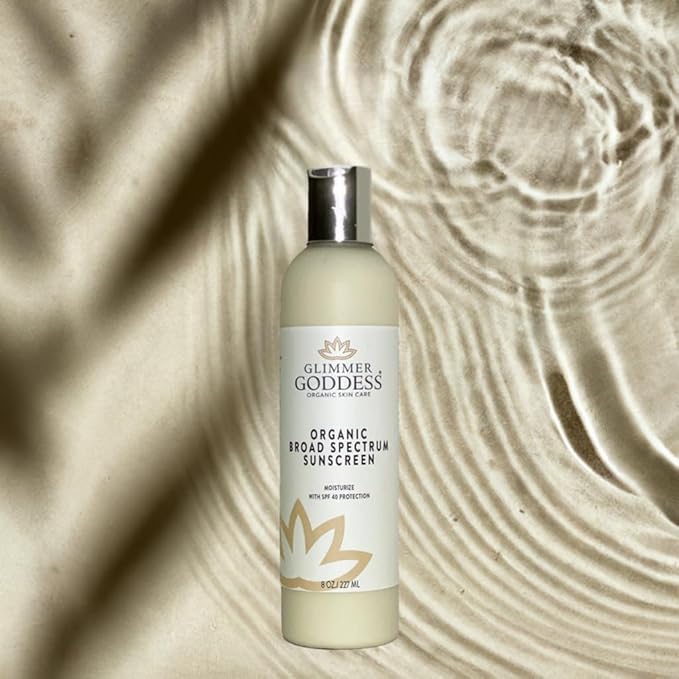 Glimmer Goddess Glow Organic Shimmer Sunscreen