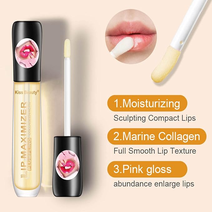 Lip Plumper, Lip Oil Tinted Moisturizing and Lightening Moisturizing