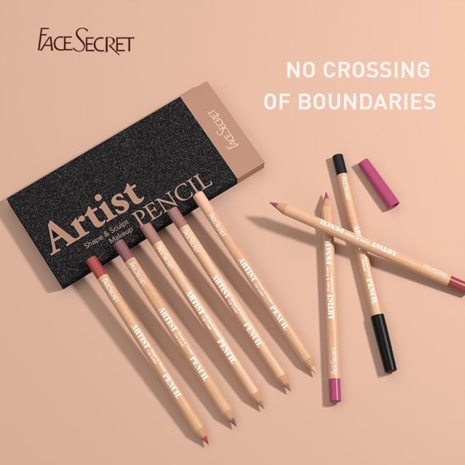 8pcs Nude Lip Liner Makeup Set - Waterproof & Smudge-Proof Matte Pencil, Long-Lasting & Durable, Smooth & Easy Glide, Non-Smudge, Contouring, Filling & Layering (Set 2, 8 Count (Pack of 1))