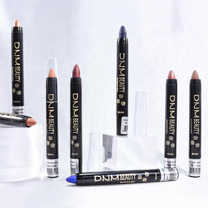 evpct Orchid Shimmer Cream Eye Shadow Brightener Sticks Set for Eyes, Orchid Shimmery Matte Pencil Eye shadow Applicator Stick Pen Palette Makeup Waterproof sombras en crema para ojos 26#