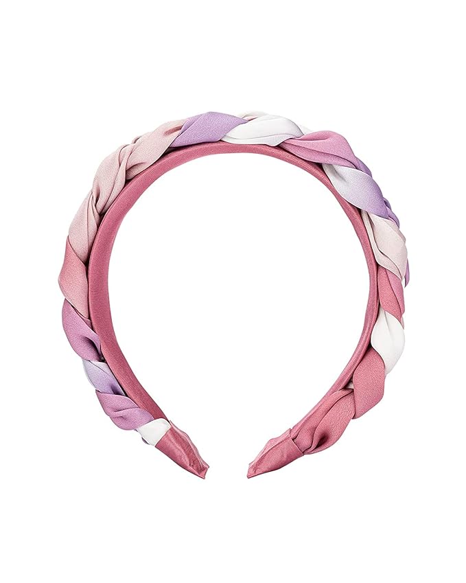 GOODY Ouchless Headband For All Hair Types - Watercolor, Pink - Comfort Fit for All-Day Wear - Beautiful Design for Instant Style - Pain-Free Hair Accessories for Women, Men, Boys & Girls