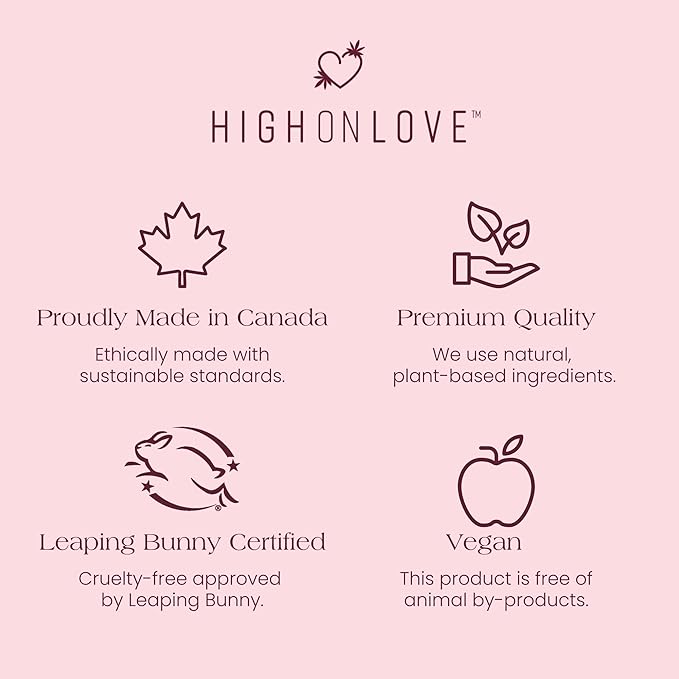 HIGHONLOVE Gloss & Go Gift Set - Clear Plumping Lip Gloss in 7 ml & 3.5 ml Sizes - Gifts for Wife, Girlfriend, Sister or Best Friend - Women's Beauty Bundle (Vegan, Cruelty Free)