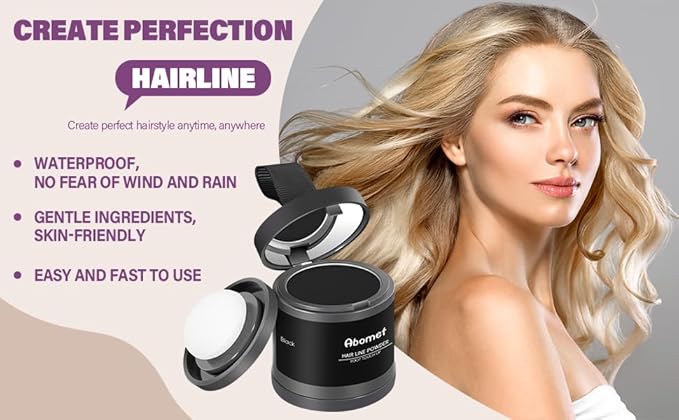Hairline Powder Instantly Conceals Hair