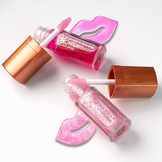 Avon True Nourishing Lip Oil (Shimmering Petal) Nourishing