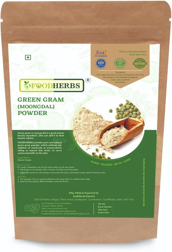 Green Gram Powder | 200 Gms/0.44 Lbs |