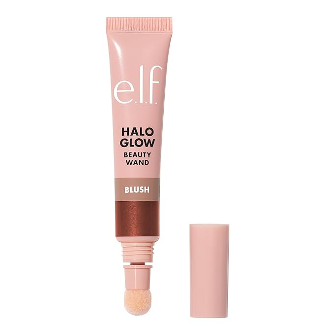 e.l.f. Halo Glow Blush Beauty Wand, Liquid Blush Go Cocoa