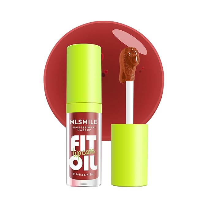Lip Oil Lip Glaze, Soft Brush Head Hydrating Lip Glow Oil,Shiny Transparent Lip Gloss Plumping,Long Lasting Nourishing Non-sticky Fresh Clear Smooth Lip Care