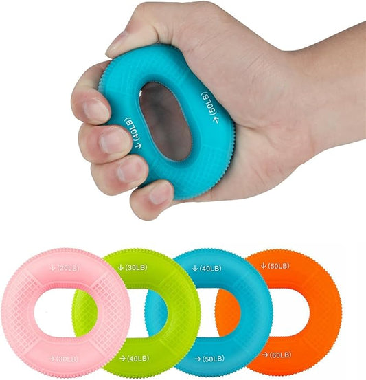 Grip Strength Trainer (20-60lbs) 5 5 Resistance Levels(4 PCS)