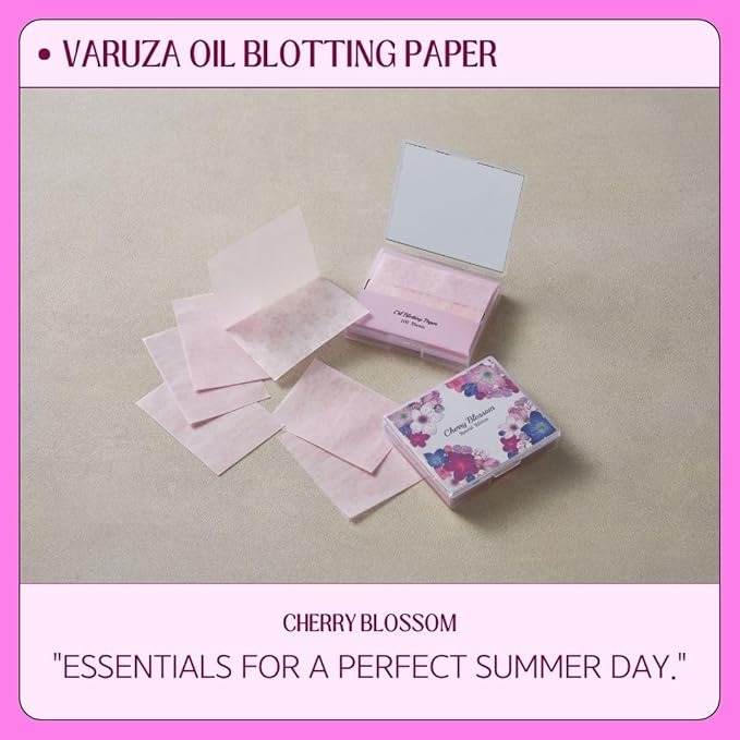 [100 Counts + Mirror Case] Cherry Blossom Natural
