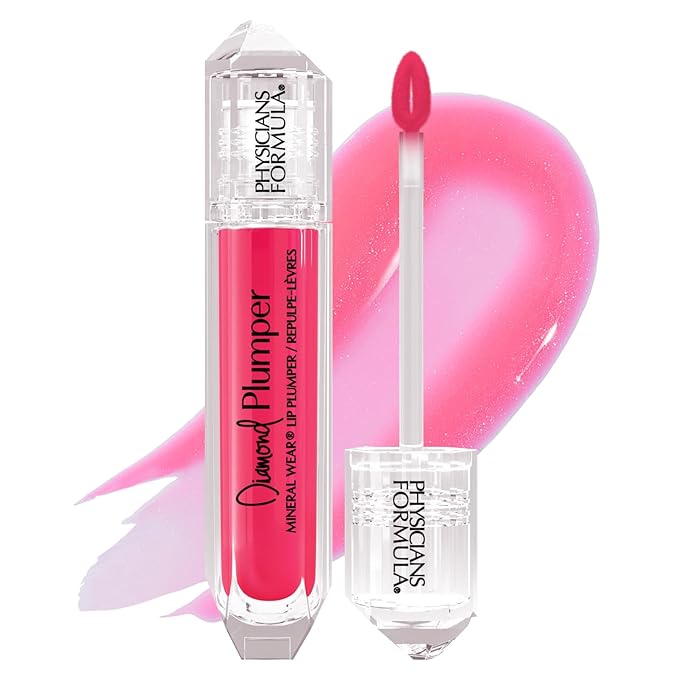 Physicians Formula Mineral Wear Diamond Lip Plumper Gloss Light Pink Princess Cut & Pink Radiant Cut