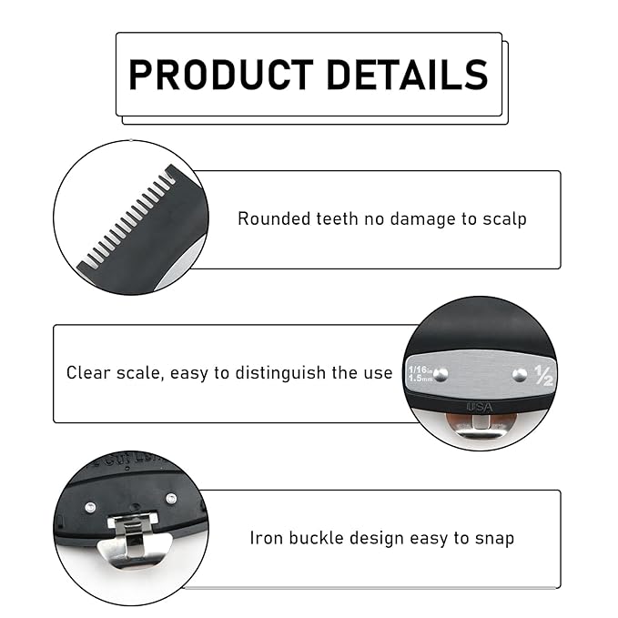 Upgraded 1/2 Premium Clipper Guard,