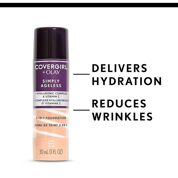Covergirl + Olay Simply Ageless 3-in-1 Liquid Foundation,