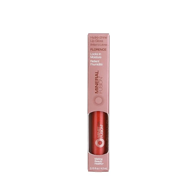 Mineral Fusion Hydro-Shine Lip Gloss, Florence, 0.15 Ounces