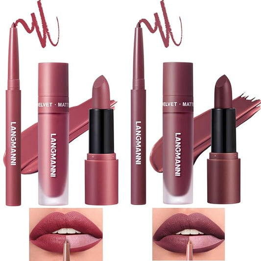 Jolilab 6 in 1 Matte Velvet Lipstick Set-Lip