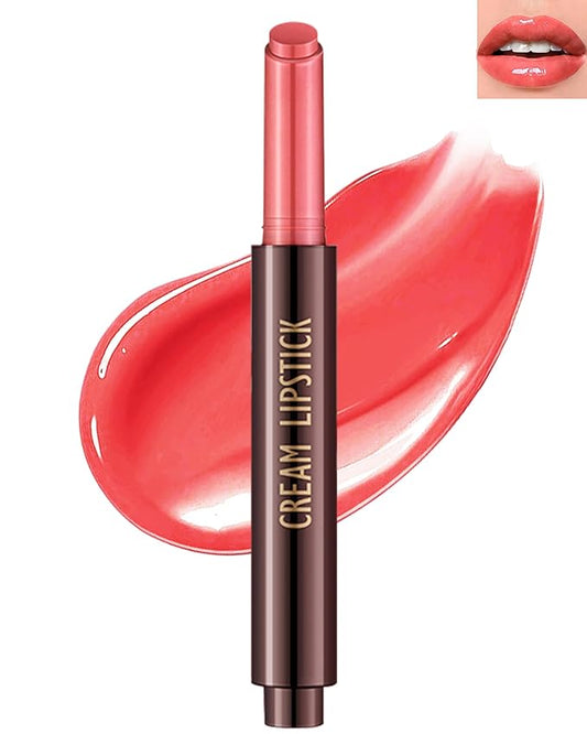 Hydrating Shimmer Lipstick,Moisturizing Jelly Lip Gloss,Shine Dew Red Lipstick Pen, Long Lasting Waterproof Tint Lip Balm Plumping Lip Stain Pen,Women's Day Makeup Gift for Women-09#