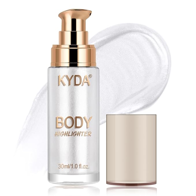 Body Shimmer Oil,Liquid Glow Illuminator Body Luminizer Glow Fl Oz#105