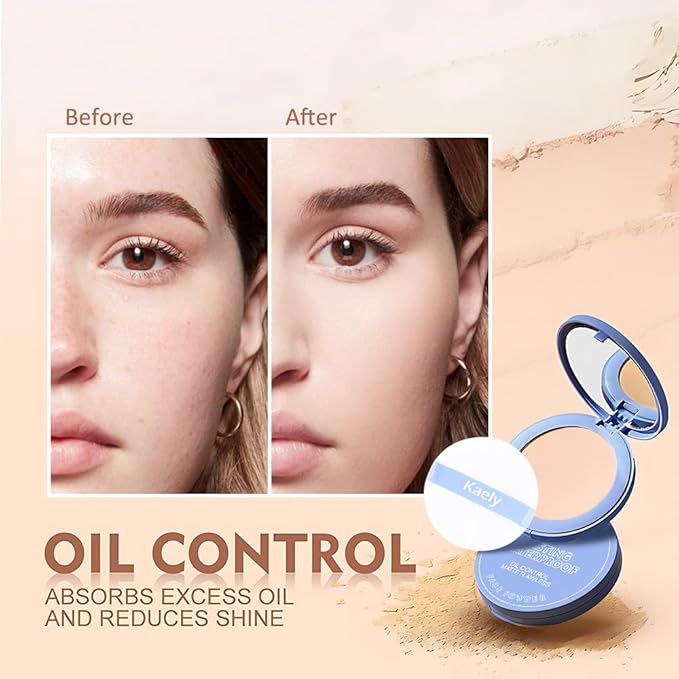 evpct Kaely Oil Control Pressed Face Powder, Get