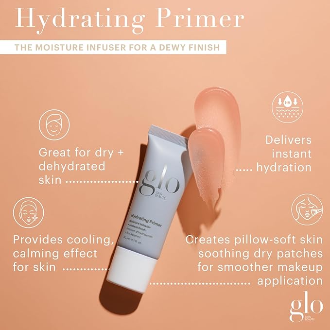 Glo Skin Beauty Hydrating Primer with Hyaluronic Acid Dewy Finish
