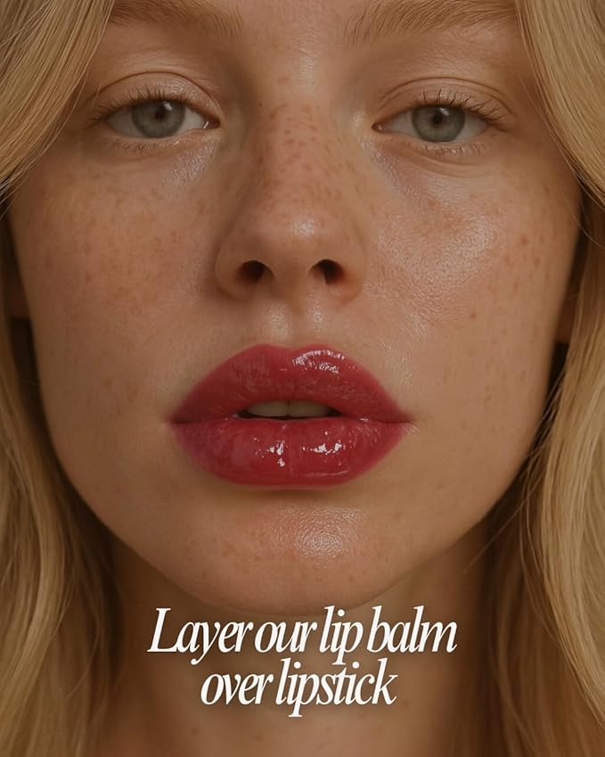 Moisturizing Lip Balm with Glossy Finish, Enriched with Hyaluronic Acid & Vitamin E - 0.5 fl.oz.