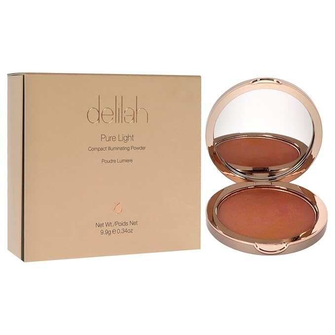 delilah - Pure Light Compact Illuminating Powder - Vegan-Cruelty Free-0. 34 oz