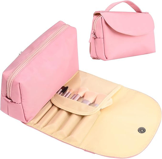 Ofak travel makeup bag with