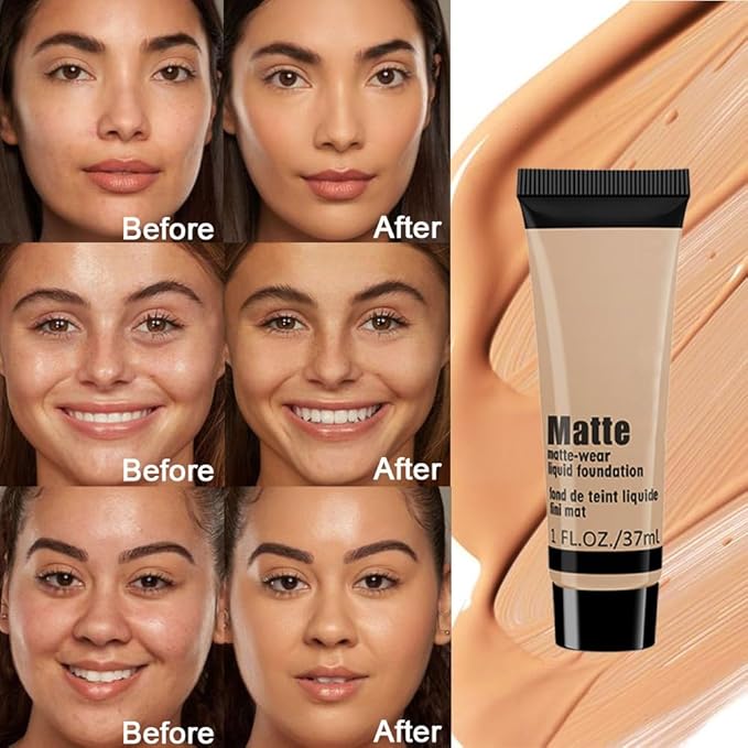 1 Pack Liquid Foundation Cream for Face Makeup,Durable
