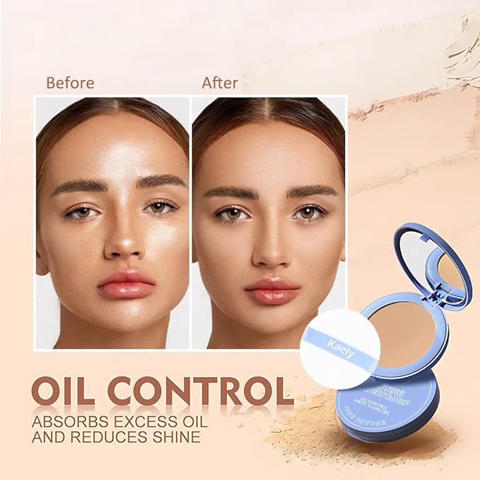 evpct Kaely Oil Control Pressed Face Powder, Get