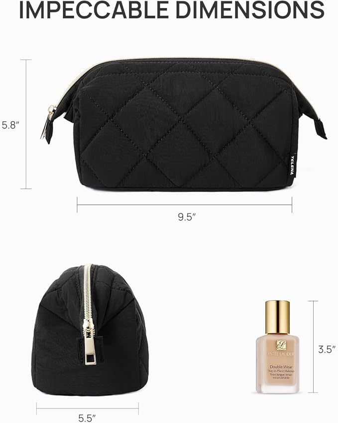 Telena puffer makeup bags for