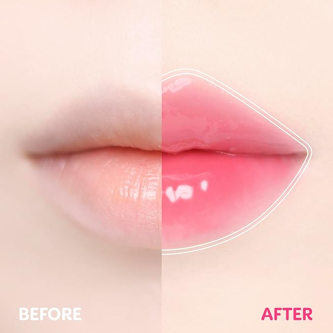 COLORGRAM Fruity Glass Stick 02 DARLING PAPAYA | Long-Lasting Juicy Lip Tint with Radiant, Glossy Finish | Melting Syrupy Texture for Vibrant, Hydrated Lips | Non-Sticky Shine