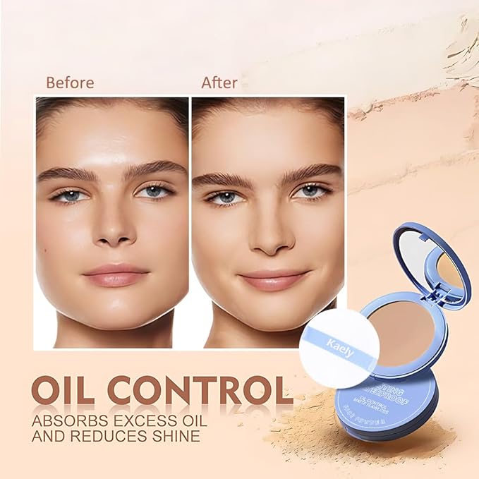 evpct Kaely Oil Control Pressed Face Powder, Get