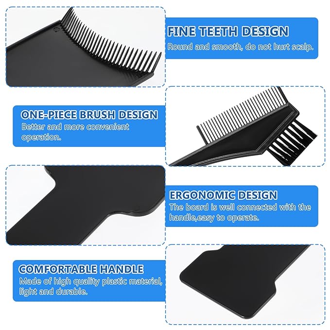 6 Pcs Balayage Board Black