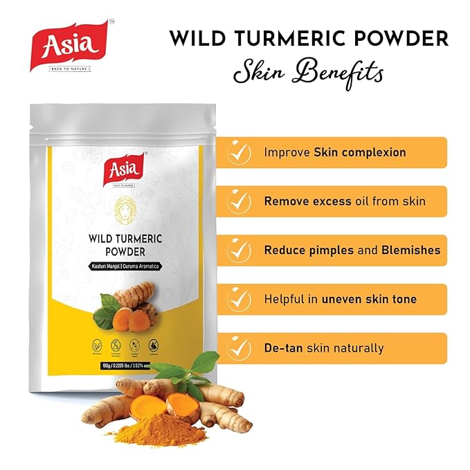 Asia Wild turmeric Powder by Asia | 100g 100g