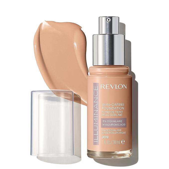 Revlon Illuminance Skin-Caring Liquid Foundation, Hyaluronic Acid, Hydrating of 1)