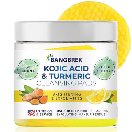 Kojic turmeric cleansing pads: turmeric