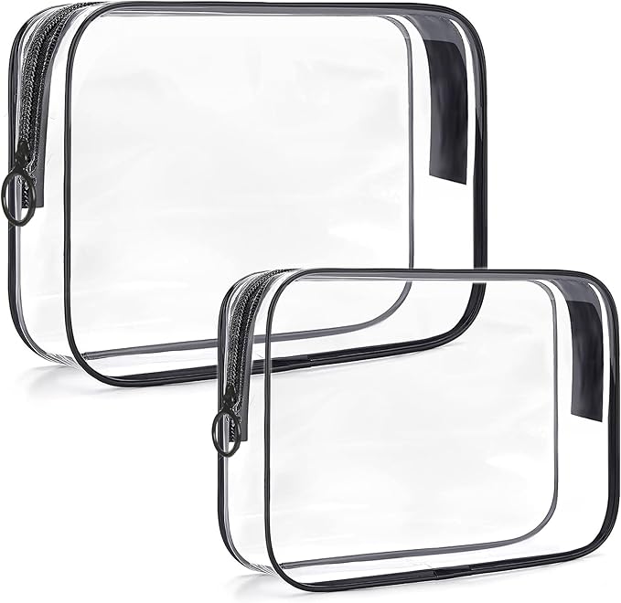 Tsa approved toiletry bag,2 pack