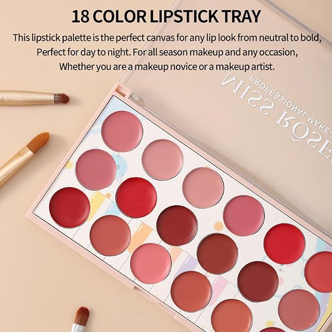 Long-Lasting Hydrating Lipgloss Makeup Sets for Girls and Women Waterproof Non-Sticky Lip Gloss Lip Stain Lipcolor with Soft Brush - Teen Girl Gifts Trendy Stuff and Instant Shine