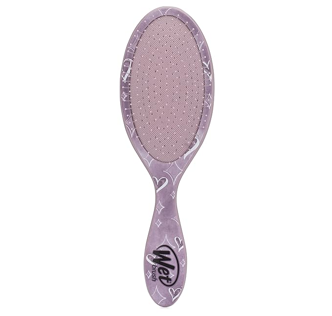 Wet Brush Original Detangler Hair Brush, Stitch & Angel (Disney Love), Ultra-Soft IntelliFlex Bristles, Detangling Bristles Glide Through Tangles (Wet Dry & Damaged Hair), Women & Men